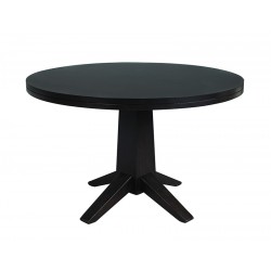 48" round Top (Veneer) table : Rich Mocha