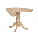 Dining Essential: 42" Round Top Drop  Leaf table