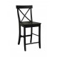 Dining Essentials: X-Back Counter Height Stool