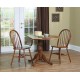 Dining Essentials: 42" Drop Leaf Table and Two Windsor Chairs