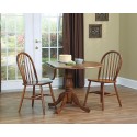 Dining Essentials: 42" Drop Leaf Table and Two Windsor Chairs