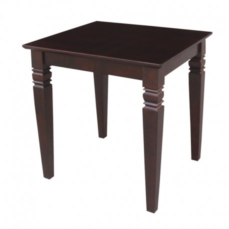 Colonial End Table Rich Mocha Finish