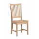 Mission Chair with Wood Seat