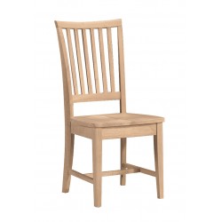 Mission Chair with Wood Seat