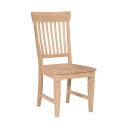 Tall Java Chair with Wood Seat