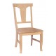 Panel Back Chair with Wood Seat (RTA)