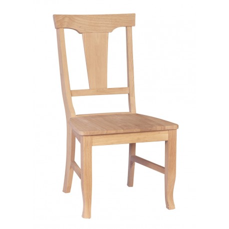 Panel Back Chair with Wood Seat (RTA)