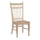 Birdcage Chair with Wood Seat