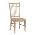 Birdcage Chair with Wood Seat