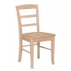 Madrid Side Chair with Wood Seat