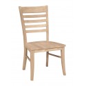 Roma Chair with Wood Seat