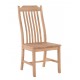 Steambent Mission Chair with Wood Seat