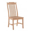Steambent Mission Chair with Wood Seat