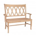 XX Back Bench with Arm 42" Wide