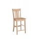 San Remo Stools with Wood Seat