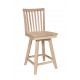 Mission Swivel Stool with Arm Seat