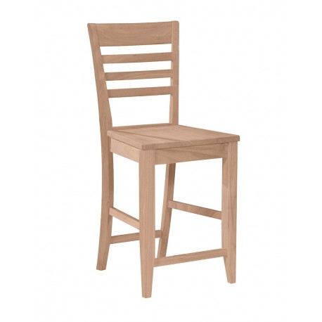Roma Stool with Wood Seat