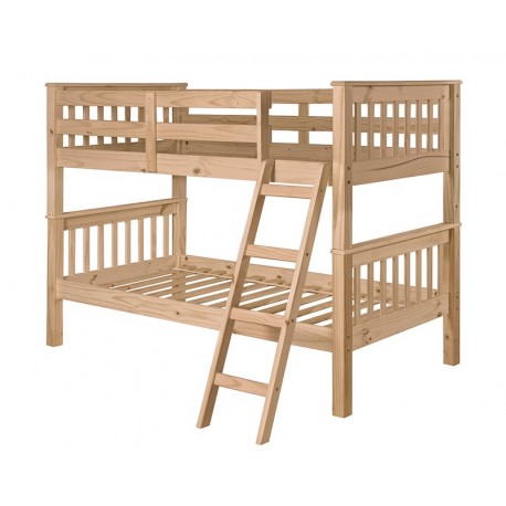 Mission Style Pine Bunk Bed 
