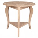 Cambria Round Dropleaf Accent Table