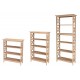 X-Sided Bookcases, 30" Wide and 36",48",72" High